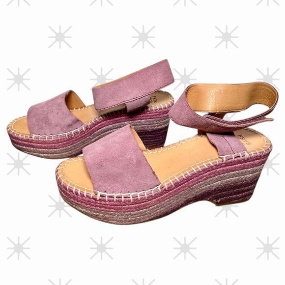 Frye Amber Espadrille Wedge Sandal Size 8 - Picture 3 of 7